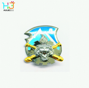 Two-color badge