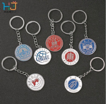 Circular keychain