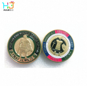 sword helmet feet golden souvenir coin